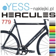 HERCULES  naklejki na rower, Crossowy, gravel, górski, mtb, szosowy, trekkingowy, zjazdowy,  YESS Naklejki.pl