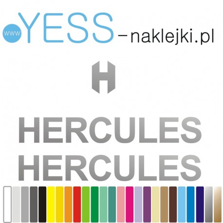 HERCULES naklejki zastępcze na rower damski, męski, górski, mtb, szosowy, trekkingowy, miejski - YESS Naklejki.pl