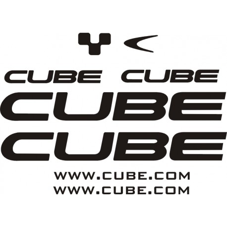 CUBE  naklejki zastępcze na rower damski, męski, gravel, górski, mtb, szosowy, trekkingowy, miejski - YESS Naklejki