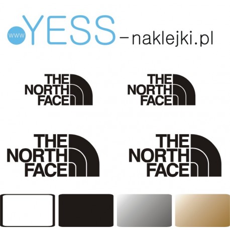 The North Face Naklejki na kask,  na samochód, YESS Naklejki