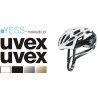 UVEX naklejki na kask motocyklowy, na kask rowerowy, na kask narciarski, na kask snowboardowy - YESS Naklejki