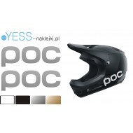 POC naklejki na kask motocyklowy, na kask rowerowy, na kask narciarski, na kask snowboardowy - YESS-Naklejki.pl
