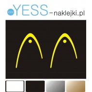 HEAD  naklejki kask narciarski, kask snowboardowy, kask motocyklowy, kask rowerowy, Akcesoria narciarskie i snowboardowe, YESS