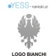 BIANCHI logo naklejka na główke roweru, BIANCHI logo naklejki na rower damski, BIANCHI naklejki  na rower męski, YESS Naklejki