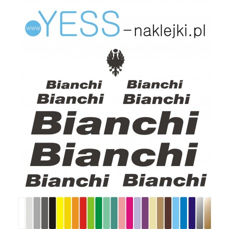 BIANCHI naklejki na rower gravelowy  Impulso,  Nirone Allroad, Impulso Comp, Zolder Pro, Arcadex Comp, Nirone, Impulso 