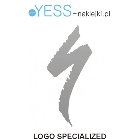 SPECIALIZED  logo naklejka na główke roweru, SPECIALIZED logo naklejki na rower, YESS Naklejki