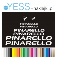 PINARELLO naklejki zastępcze na rower gravel, górski, mtb, szosowy, trekkingowy, crossowy, zjazdowy, miejski - YESS Naklejki