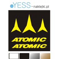 ATOMIC naklejki kask narciarski, kask snowboardowy, kask motocyklowy, kask rowerowy, Akcesoria narciarskie i snowboardowe- YESS