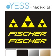 FISCHER naklejki kask narciarski, kask snowboardowy, kask motocyklowy, kask rowerowy, Akcesoria narciarskie i snowboardowe, YESS