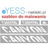 CANYON 42cm szablon do malowania naklejki na rower