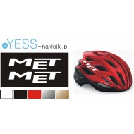 MET naklejki na kask rowerowy, na kask motocyklowy, na kask narciarski, na kask snowboardowy - YESS Naklejki.pl
