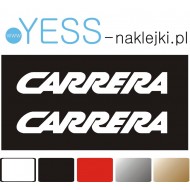 CARRERA naklejki na kask rowerowy, na kask motocyklowy, na kask narciarski, na kask snowboardowy - YESS Naklejki.pl