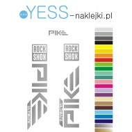 PIKE ROCK SHOX Ultimate naklejki na amortyzator widelec -2023