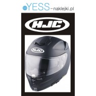 HJC naklejka na kask motocyklowy, na kask rowerowy, na kask narciarski, na kask snowboardowy - YESS Naklejki