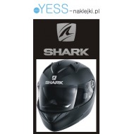 SHARK naklejka na kask motocyklowy, na kask rowerowy, na kask narciarski, na kask snowboardowy - YESS Naklejki