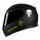 PUNISHER MONSTER ENERGY naklejki tuningowe na kask, rower, motocykl, quad, skuter - YESS Naklejki