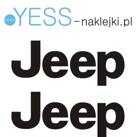  Jeep  LOGO  Naklejki na Samochód Terenowy Tuning Off Road 4x4 YESS-NAKLEJKI.PL