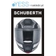 SCHUBERTH naklejka na kask motocyklowy, na kask rowerowy, na kask narciarski, na kask snowboardowy - YESS Naklejki