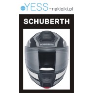 SCHUBERTH naklejka na kask motocyklowy, na kask rowerowy, na kask narciarski, na kask snowboardowy - YESS Naklejki