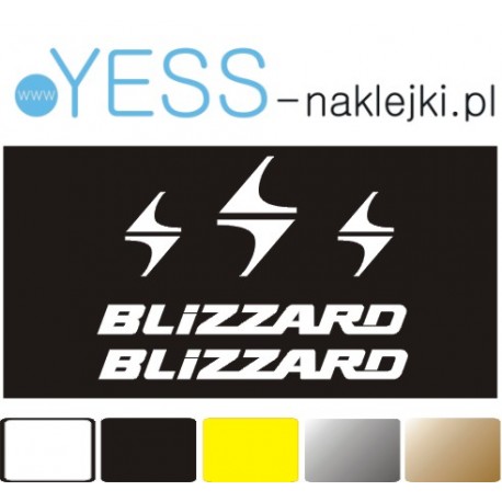 BLIZZARD naklejki kask narciarski, kask snowboardowy, kask motocyklowy, kask rowerowy, Akcesoria narciarskie, snowboardowe, YESS