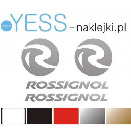 ROSSIGNOL naklejki kask narciarski,  naklejki kask snowboardowy, Akcesoria narciarskie i snowboardowe