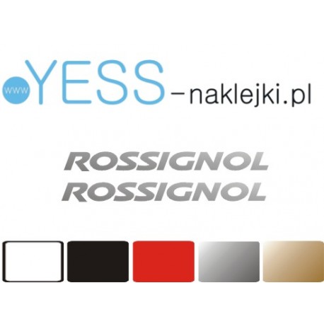 ROSSIGNOL naklejki kask narciarski,  naklejki kask snowboardowy, Akcesoria narciarskie i snowboardowe