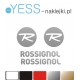 ROSSIGNOL naklejki na kask narciarski,  naklejki na kask snowboardowy, ROSSIGNOL logo naklejki