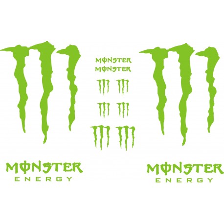 MONSTER ENERGY Naklejki Samochód Jeep Honda Land Rover Nissan Suzuki Subaru Mitsubishi Toyota Quad tuning Jazda OFF ROAD 4x4