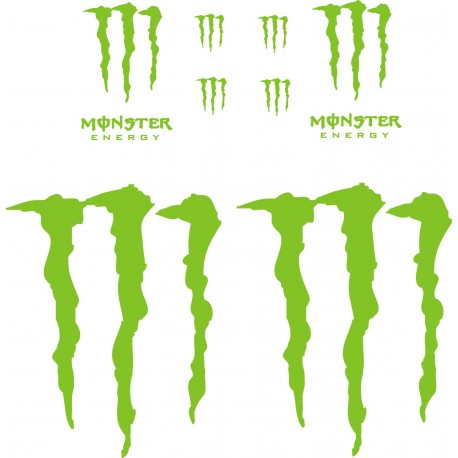 MONSTER ENERGY Naklejki Samochód Jeep Honda Land Rover Nissan Suzuki Subaru Mitsubishi Toyota Quad tuning Jazda OFF ROAD 4x4