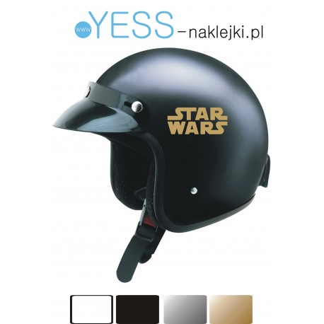 STAR WARS logo,  GWIEZDNE WOJNY naklejki kask narciarski, kask snowboardowy, kask motocyklowy, kask rowerowy, kask hulajnoga