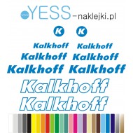 KALKHOFF naklejki zastępcze na rower damski, rower męski, gravel, górski, mtb, szosowy, trekkingowy, miejski - YESS Naklejki