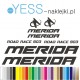 MERIDA ROAD RACE naklejki zastępcze na rower męski, rower damski, gravel, górski, mtb, szosowy, trekkingowy - YESS Naklejki