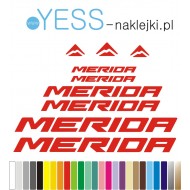 MERIDA nowe logo naklejki na rower męski, rower damski, gravel, górski, mtb, szosowy, trekkingowy - YESS Naklejki
