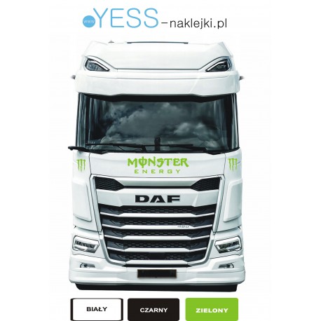 MONSTER ENERGY naklejki na CIĄGNIK, TIR, Scania, Mercedes, Daf, Volvo, Iveco - YESS Naklejki