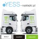 MONSTER ENERGY naklejki na CIĄGNIK, TIR, Scania, Mercedes, Daf, Volvo, Iveco - YESS Naklejki