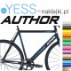 AUTHOR naklejki zastępcze na rower damski, męski, gravel, górski, mtb, szosowy, trekkingowy, miejski - YESS Naklejki.pl