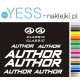 AUTHOR  CLASSIC naklejki zastępcze na rower męski, gravel, górski, mtb, szosowy, trekkingowy, YESS Naklejki.pl