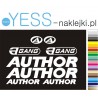 AUTHOR A GANG naklejki na rower zestaw 6-8C