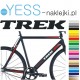 TREK  naklejki na rower gravel, górski, mtb, szosowy, crossowy, trekkingowy, elektryczny, mtb, YESS Naklejki