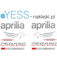Aprilia Pegaso 650 naklejki na motocykl naklejki tuningowe YESS Naklejki