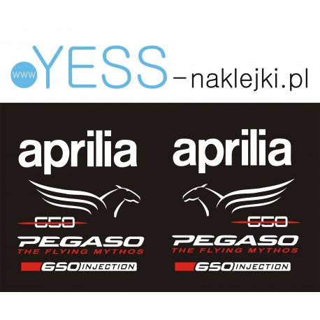 Aprilia Pegaso 650 naklejki na motocykl naklejki tuningowe YESS Naklejki