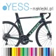 TREK SHIMANO naklejki na rower szosowy, zestaw naklejek na rame i widelec, sklep YESS Naklejki.pl 