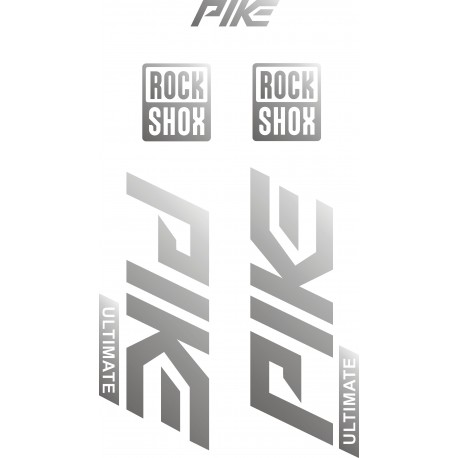 PIKE Ultimate ROCK SHOX naklejki na amortyzator widelec rower