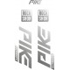 PIKE Ultimate ROCK SHOX naklejki na amortyzator widelec rower