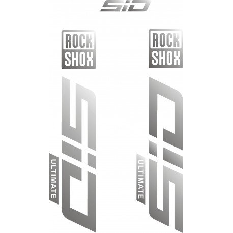 SID Ultimate ROCK SHOX naklejki na amortyzator widelec rower