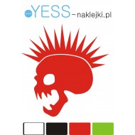 CZASZKA CZACHA naklejka na kask, motocykl, samochód, quad