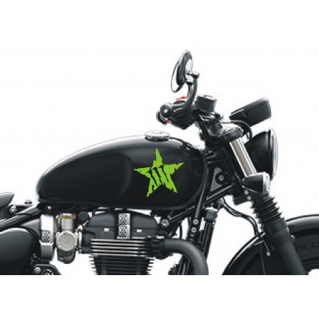 GWIAZDA MONSTER ENERGY Pazury naklejka na kask crossowy, rowerowy, motocyklowy, narciarski, snowboardowy - YESS Naklejki