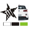GWIAZDA MONSTER ENERGY Pazury naklejka na samochód YESS Naklejki