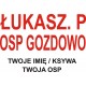 Flaga Polski Twoje Imię