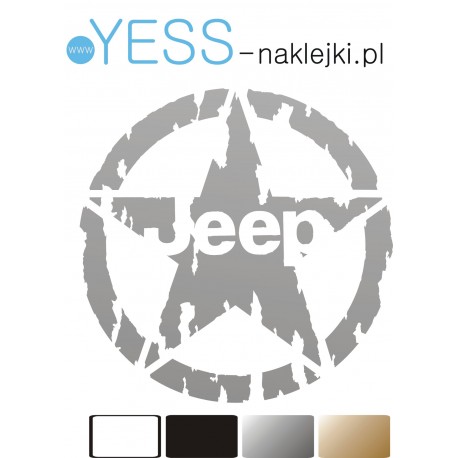 GWIAZDA JEEP Naklejki maska na Samochód Jeep Toyota Honda Land Rover Defender Nissan Suzuki Subaru Mitsubishi TOFF ROAD 4X4